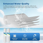 PUREPLUS 5 Micron 4.5" x 20" Whole House String Wound Sediment Filter for Well Water, Replacement Cartridge for Pentair Pentek WP5BB20P/WP25BB20P, Hydronix SWC-45-2005, SpiroPure SP-WP5-20BB, 4Pack
