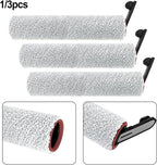 1/3pcs Floor Scrubber Roller Brush Main Brush, Compatible for MOVA, X4 Pro Wet Dry Vacuum Cleaner Home Appliance Accessories(3 Pack)