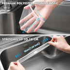 200 Pack Kitchen Sink Strainer Mesh Bag, Anti-Clogging Disposable Sink Drain Covers, Kitchen Essentials Sink Filter Nets, Fits Most Sink Strainers (4.0 x 4.0 Inch)