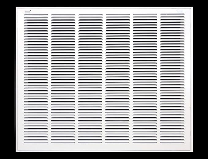HVAC Premium 36 x 26 Duct Opening Steel Return Air Filter Grille, for 1-inch Filter, Removable Door, Flat Stamped HVAC Vent Cover Grille, Outer Dimensions 38.5 x 28.5