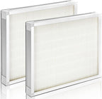 2 Packs F301H HEPA Filter, AS-550 Air Scrubber Stage 2 HEPA 550 Air Filter Compatibile with BlueDri,16 x 19 x 2" Air Shield 550 HEPA Air Scrubber Filter for BlueDri, Dri-Eaz, Phoenix, and Bear