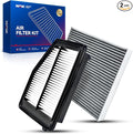KAX Engine & Cabin Air Filter Kit for Honda Civic 2012-2015 1.8L, Acura ILX 2013-2015 2.0L, Replace# CA11113 CF10134