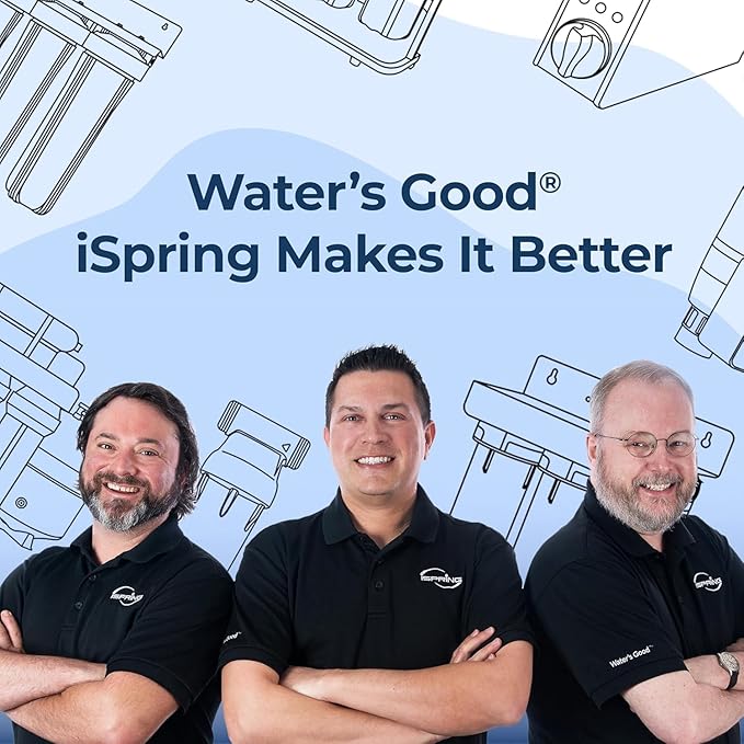iSpring F5DS-NC Full Filter Replacement Set, Fits DS4B-NC & DS4S-NC Bottleless Water Dispenser, Up to 12 Months Based on Use & Water Quality, Includes 2x FPDS, 1x FGKDS, 1x FCNCDS and 1x FTDS