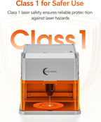 5W Desktop Laser Engraver with Camera, WiFi & AI, A1 Pro AA Beginner Smart Laser Engraver Machine for Home DIY, Beginners, Personal Gifts Engraves Wood/Leather/Paper/Glass/Food, Class 1