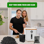 Odor Absorbing Carbon Refills for iDOO 3L Smart Kitchen Countertop Composter Filter, Replacement Activated Charcoal Filters Compatible with iDOO 3L Electric Kitchen Composter