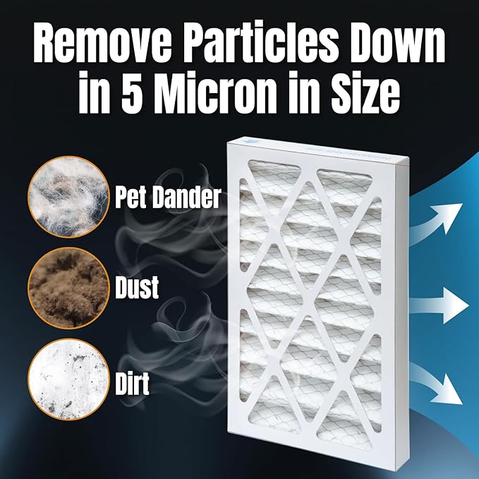 POWERTEC 5 Micron Outer Air Filter for WEN 3410, POWERTEC AF4000/AF4001, Shop Fox W1830 Air Filtration System, Replacement for WEN 90243-027-2 Woodworking Air Filters for Workshop & Garage, 4PK