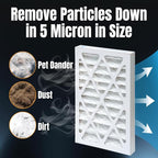 POWERTEC Inner & Outer Air Filters for WEN 3410, POWERTEC AF4000/AF4001, Shop Fox W1830 Air Filtration System, Replacement for WEN 90243-026-2, 90243-027-2 Woodworking Air Filters, 4PK (75065)