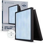 HATHASPACE HSP001 H13 True HEPA Filter Replacement, 4-Stage Air Purifier Filter with Activated Carbon, Pre-Filter & Cold Catalyst, Captures Dust, Smoke, Odors, VOCs, Easy to Install, 1 Pack