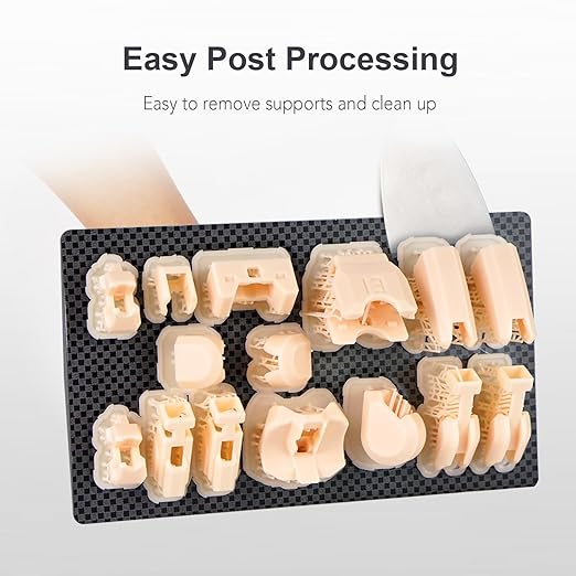 Rigid Pro 3D Printing Resin, High Stiffness & High Precision Engineering Resin, Designed for Detailed Models & Functional Parts for LCD/DLP/MSLA 3D Printers (Bright Red, 1KG)
