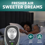 GermGuardian 3-In-1 HEPA Air Purifier for Home, Large Rooms Up To 915 Sq. Ft. with HEPA Air Filter, UV-C Light & Odor Reduction, AC5000E, 28" Tower, Gray