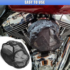 Air Intake Filter Sock Cover, Waterproof Dustproof Air Cleaner Protective Cover, High Flow Cone Car Intake Filter Rain Sock, Universal Car Accessories for SUV, Truck, ATV (Small)