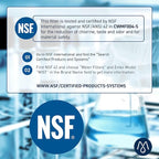 Mist EDR4RXD1 Refrigerator Water Filter Replacement for EveryDrop® Filter 4 – Maytag® UKF8001AXX-200, UKF8001AXX-750, Whirlpool® UKF8001, WHR4RXD1, 4396395 – NSF 42 & 372 Certified