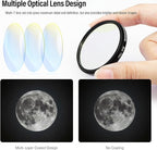 Astromania Deluxe Telescope LRGB 2 Inch Filter Set - Planet Colour Filters for Use with Monochrome CCD Cameras - Give Stunning and Excellent Astrophotographic Results
