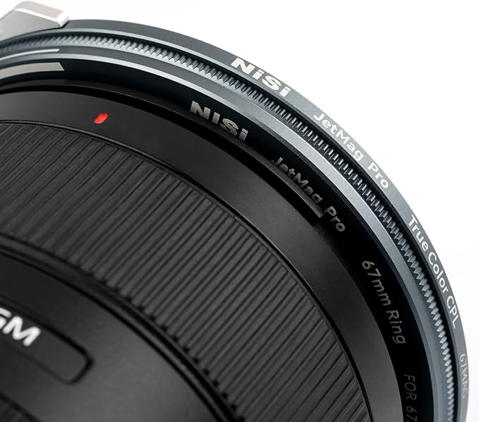 NiSi - JetMag Pro 67mm to 67MAG Adapter, Magnetic Filter Ring for Thread Lenses - Ultra-Slim, Durable Aluminum Frame, Twist-Lock Security