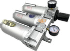 1" NPT SUPER DUTY Industrial Grade Filter Regulator Coalescing Desiccant Dryer System For Compressed Air Lines, Metal Bowls, Great For Paint Spray And Plasma Cutter (AUTO DRAIN)