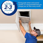 LotFancy 10x20x1 Air Filter MERV 13 4-Pack, Electrostatic Pleated HVAC Furnace Air Filter, Captures Pet Dander Smog Smoke, Actual Size: 9.75"x19.75"x0.75"