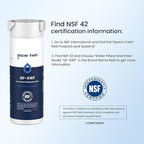 GLACIER FRESH XWF Replacement for GE XWF Refrigerator Water Filter Pack of 3 (Not XWFE)