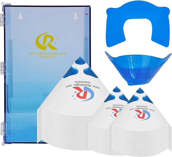 Paint Strainer Dispenser Kit System with Small Strainers 850pcs and Large Strainers 180pcs