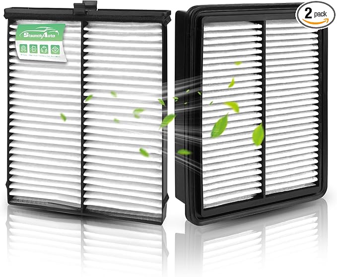 Engine & Cabin Air Filter for 2019-2025 2026 Mazda 3, 2019-2025 2026 CX-30, 2023-2026 CX-50 (Not For Hybrid) Replacement BDTS61J6X PAH9-13-3A0A Automotive Accessories-2 Pack