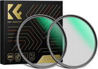 K&F CONCEPT 62mm Black Diffusion 1/4 & 1/8 Lens Filter Kit (2 Pcs), Mist Cinematic Effect Filter for Vlog/Video/Portrait Image with 28 Multi-Layer Coated