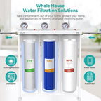 SimPure Whole House Water Filter Cartridges 20" x 4.5" GAC Granular Carbon Filter, For DB20P, DB20P-3, WHB20, GAC-20BB, RFC20-BB, 2 Pack