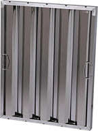 20" x 25" Stainless Steel Commercial Hood Filter – Dishwasher Safe, Welded Baffle Grease Trap with Drop Handles – Easy Installation & Durable Grease Fire Prevention Filter