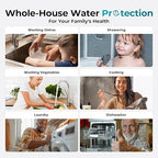 iSpring Whole House Water Filter System, Reduces Iron, Manganese, Chlorine, Sediment, Taste, and Odor, 3-Stage Iron Filter Whole House, Model: WGB31BM, 10” x 4.5” Filters, 1” Inlet/Outlet