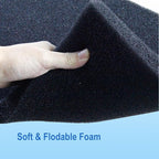 AQUANEAT 2 Pack Aquarium Bio Sponge Filter Media Pad Cut-to-Size Open Cell Foam Sheet for Fish Tank Sump (72" x 12" x 1")