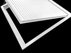 20" X 40" Aluminum Return Filter Grille - Easy Airflow - Linear Bar Grilles [Outer Dimensions: 22.5w X 42.5h]