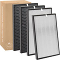 4-Pack 5000 Replacement Filter Compatible with AD5000 Air Puri-fier, Includes 2 Filters + 2 Activated Filters