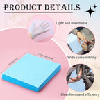400 Sheets Nail Dust Collector Filter Paper Disposable Nail Dust Suction Collector Filters Paper Sheets Portable for Salon Spa Tech Supplies Accessories (Blue)