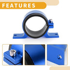 1pcs 58mm Universal Fuel Filter Mounting Bracket - Car Fuel Pump Clamp Holder - Aluminum Alloy Blue