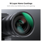 K&F CONCEPT 62mm Black Diffusion Mist 1/4 & Variable ND2-32 in-1 Filter Cinematic Effect Neutral Density Filter for Camera Lens with 18 Multi-Layer Coatings (K- Series)