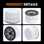 Hipa 951-12690 LT4200 Oil Filter for MTD 751-12690 420cc Troy Bilt TB30 TB30R TB42 TB46 Lawn Mower Craftsman LT1500 LT3800 LT4200 R1000 T1000 T1200 T1300 T1500 fits for Cub Cadet XT1 CC30 CC30H CC800