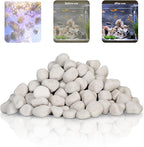 UPETTOOLS Aquarium Biological Filter Media, 1.2 Inch Floating Ceramic Bio Media with Porous Massive Surface Area for Freshwater and Saltwater Fish Tank