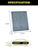 Cabin Air Filter w/Activated Carbon for Hyundai Elantra (2017–2020), Accent (2018–2022), Elantra GT (2018–2020), Kia Forte (2019–2024), Rio (2018–2023), Forte5 (2020–2024), OE# 97133-F2000