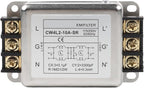 Single-Phase Two-Stage Power Supply Filter for Industrial Equipment — Conducted Noise Suppressor, Compact Chassis Mount, Alloy Housing, 250V, 3A/6A/10A/20A(10A)