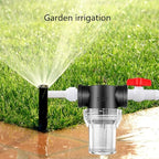 Sediment Filter Pressure Washer Filter Stainless Steel Filter 40Mesh Screen for Outdoor Gardening Inlet Water 1 Inch Female Thread Connector