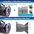 55mm Lens to 67mm Camera Lens Adapter,55mm to 67mm Filter Step-up Ring Adapter Ring,Compatible All 67mm Filter Accessory