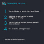 MAV AquaDoc Spa Clarifier & Hot Tub Clarifier for Fast Acting Cloudy Water Treatment - The Spa Clarifier Hot Tub Owners Love - 128 oz