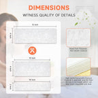 4 x 12 Inch Air Vent Filter for Home Ceiling Thin, ULTRA GREEN Floor Filters Replacement for Register Work in Indoor Home Air Purifier, Air Conditioner 4" x 12" 12-Pack (White)