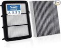 Engine+Cabin Air Filters Set Fit for Honda Accord (Gas Only, L4 1.5L) 2018 2019 2020 2021 2022 Engine Air Filter Replacement AC Air Filter for My Car Accessories# CF10134 CA12290