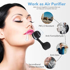 100 Pieces Nose Plug Filter Disposable Nose Dust Filters Bulk Sponge Nostril Filters for Spray Tanning Welding Dust Allergies Dust Construction Areas (Black)