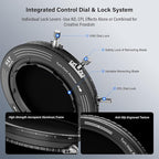 H&Y RevoRing MKⅡ 46mm 49mm 52mm 55mm 58mm 62mm Variable ND Filter & CPL Polarizer, 3-in-1 VND (ND3-1000) Camera Lens Filter with Adjustable Adapter Ring, 22 Multi-Layer Nanocoating
