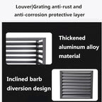 Aluminum Outdoor Condenser Protective Cover, freestanding Enclosure to Cover Garbage Or Ac Units, beautiful and durable appearance, suitable for gardens, balconies, walls, courtyards ( Color : FOUR-WH