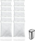 10-Pack (1.2 Pounds) Activated Charcoal Odor Absorber Filter Refills Compatible with iTouchless Trash Cans, Charcoal Odor Absorbing Bags, Each 4-Pack Fits 8-Gallon or Larger Trash Can