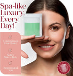 Vitamin C Shower Filter Replacement Cartridge + Shower Steamers Aromatherapy - K Beauty Skin & Hair Enhancement, Universal Water Filter Replacement for AquaBliss - Peppermint