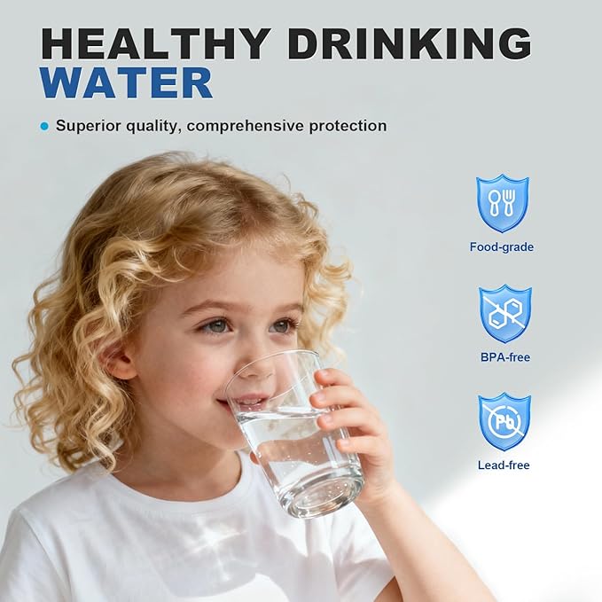 Water Filter Replacement Compatible with Elkay 51300C Water Filter, Compatible with EzH2O Filter, 51299C, 55898C, High Capacity 3000 Gallon (1 PACK)