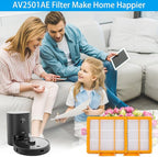 AV2501AE RV2502AE AV2501S RV2520AOUS AV2510AOUS Filters Shark True Filters shark av2501s filters Shark Smart AI Robot Vacuum Cleaner 6 Pack