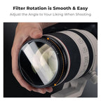 K&F CONCEPT 67mm Bilateral Blur Ghost Motion Filter Super Speed Effects for Camera Lens Clear Optical Glass with Cleaning Cloth